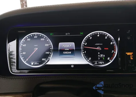 2015 Mercedes-Benz S 550 4Matic z USA, uszkodzony, nr VIN WDDUG8FB1FA181591